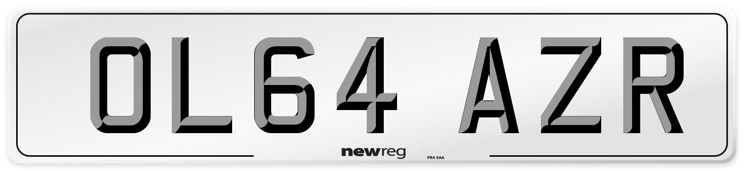 OL64 AZR Number Plate from New Reg